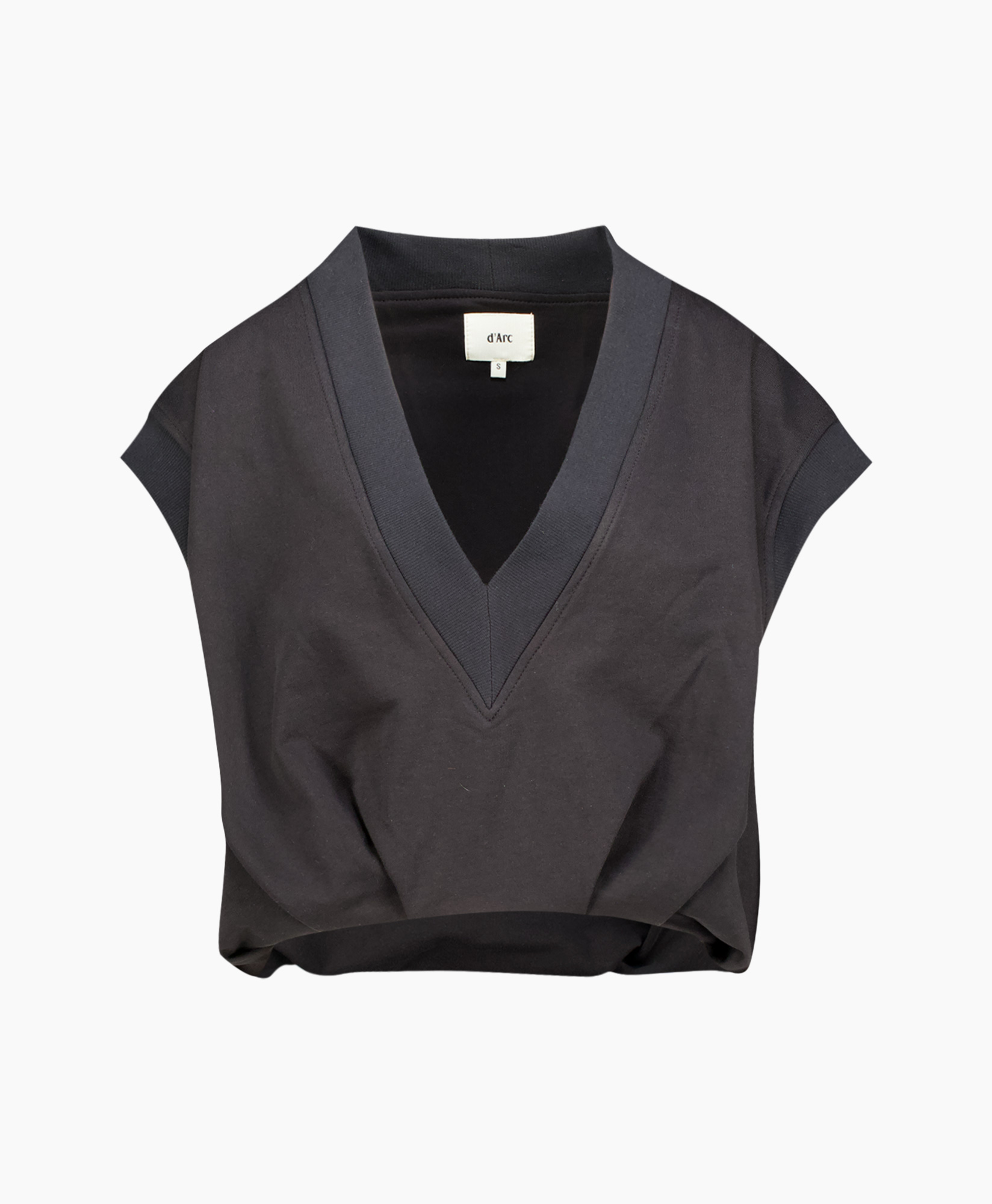 top, trui, vest, mouwloos, v-hals