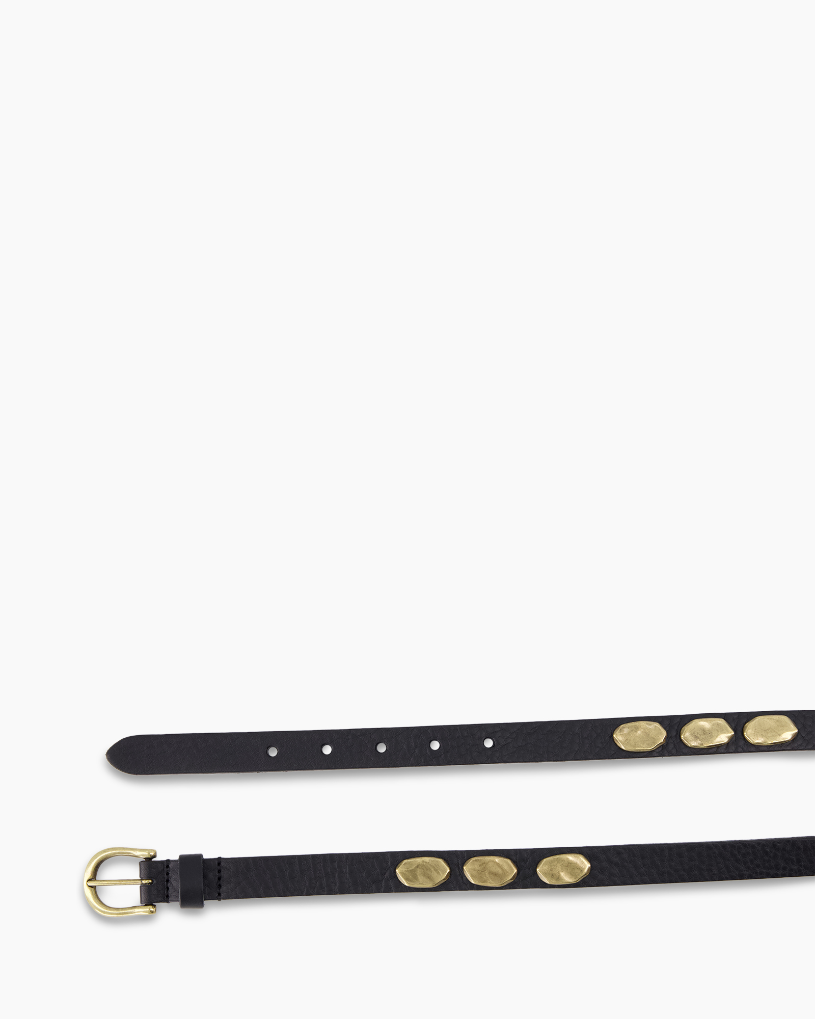 Riem Metal Rivets  Zwart