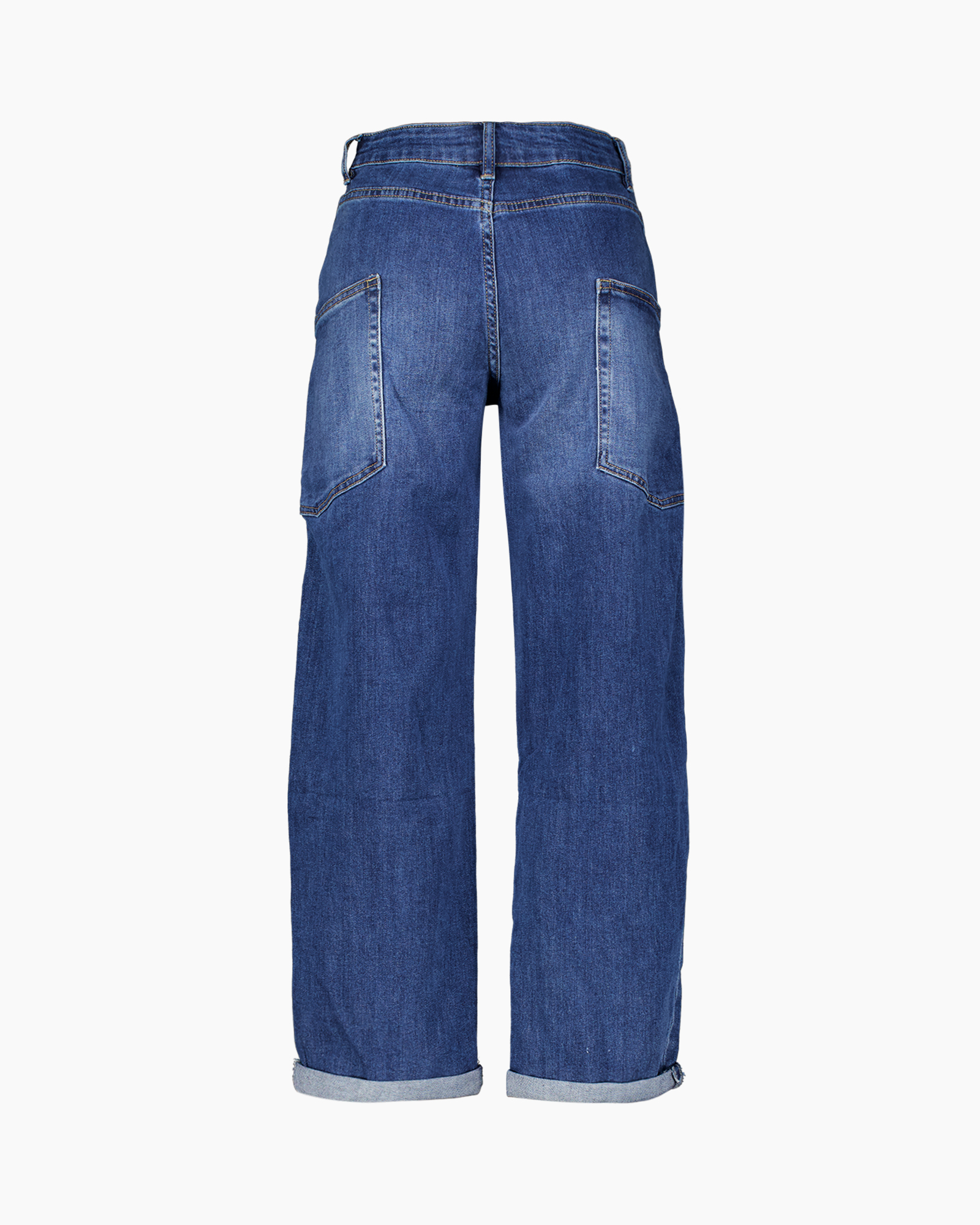 spijkerbroek, denim, cargo zakken, blauw, volle lengte