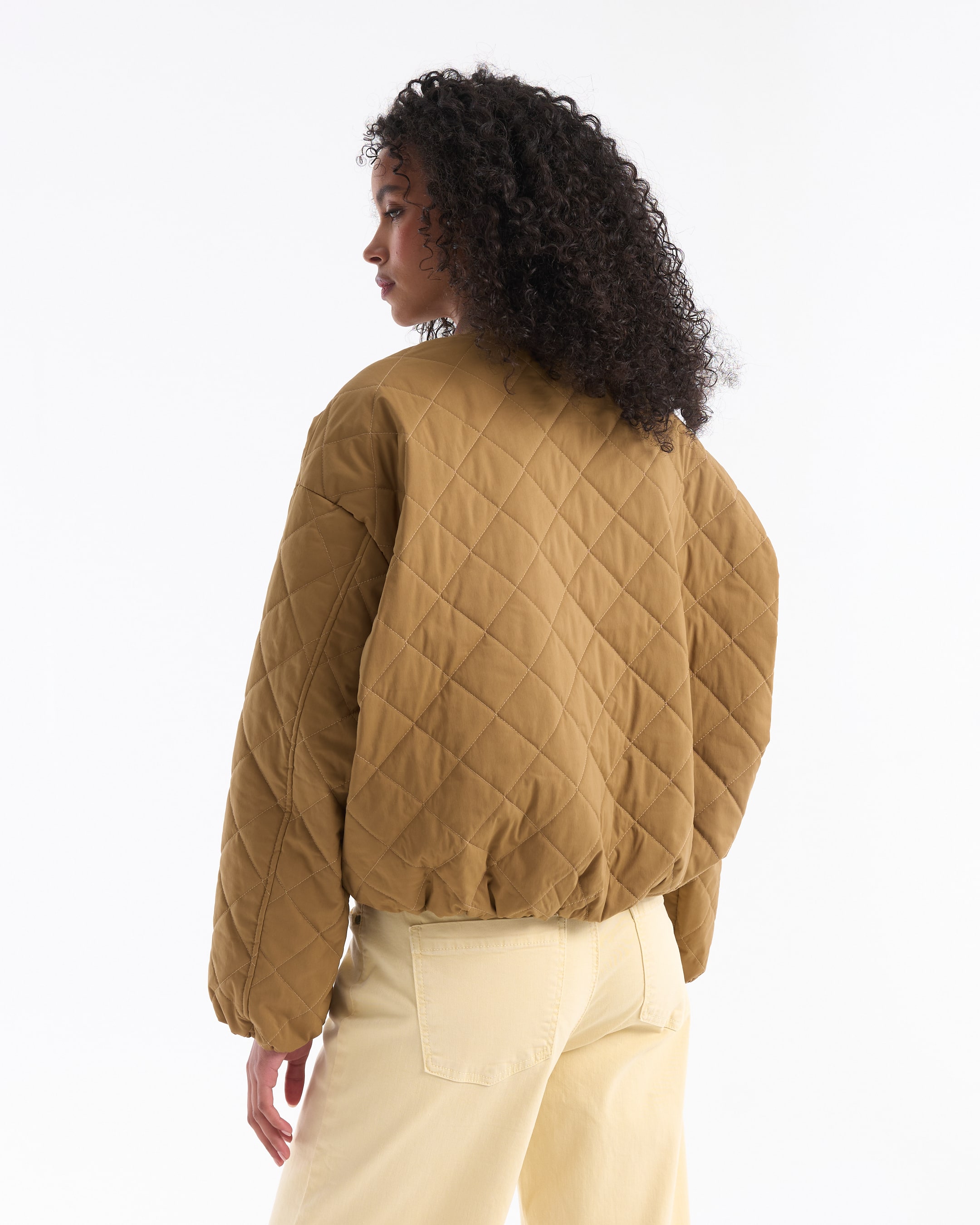 jas/broek, geverfd patroon, bruin, lange mouwen, korte zoom