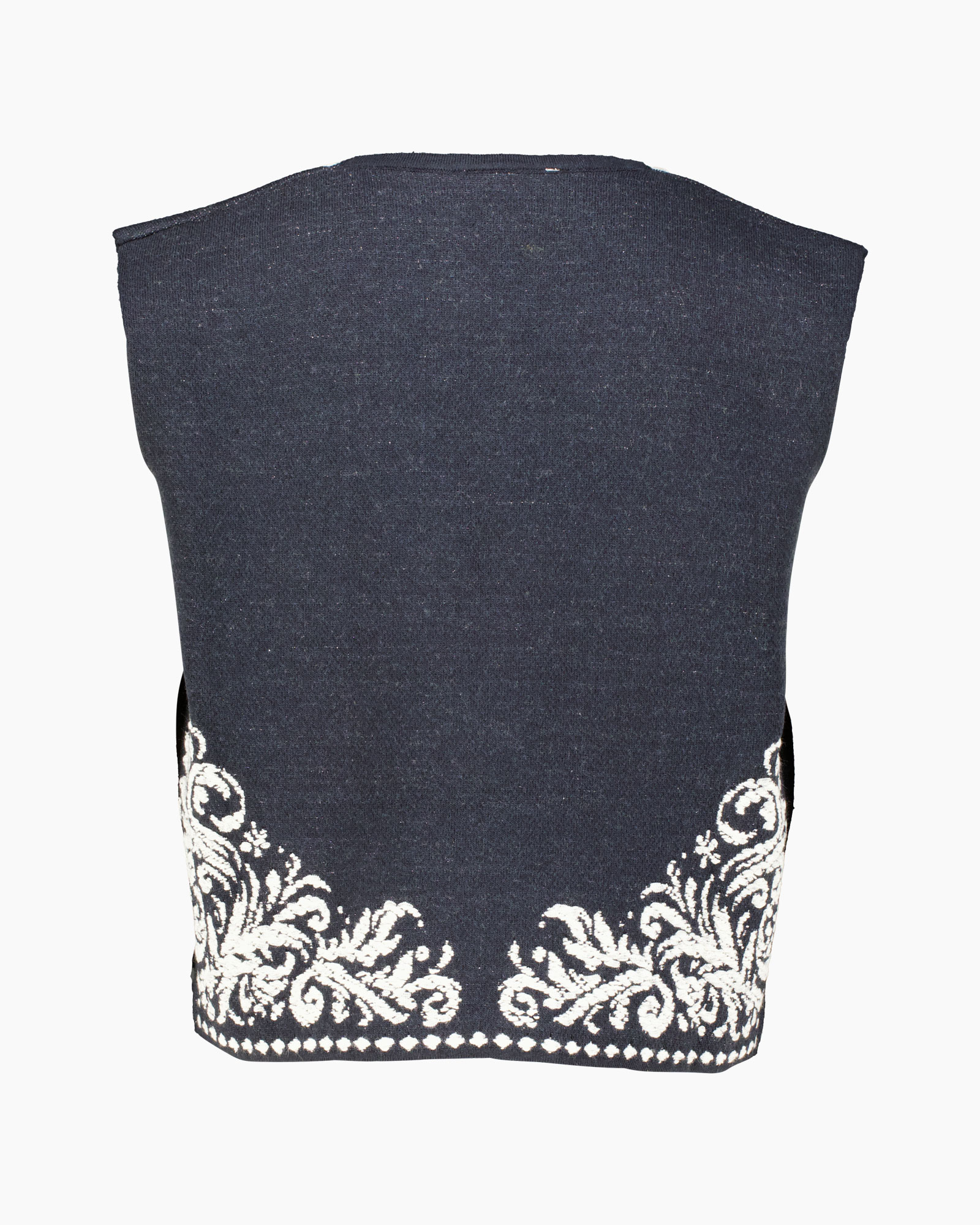 cardigan?, navy, patroon, borduring, borduursel