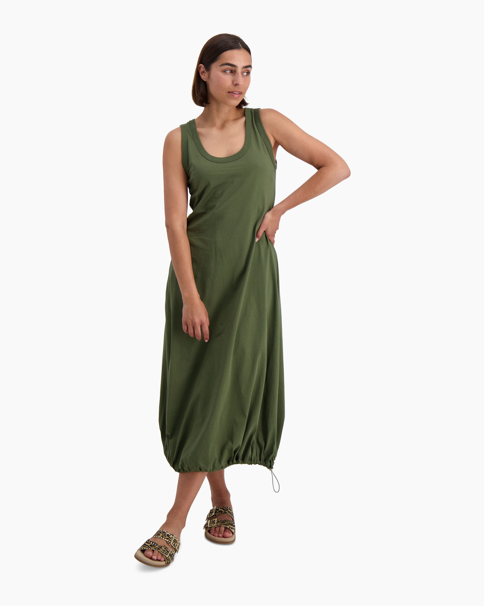 Maxi Jurk Gavoi Groen