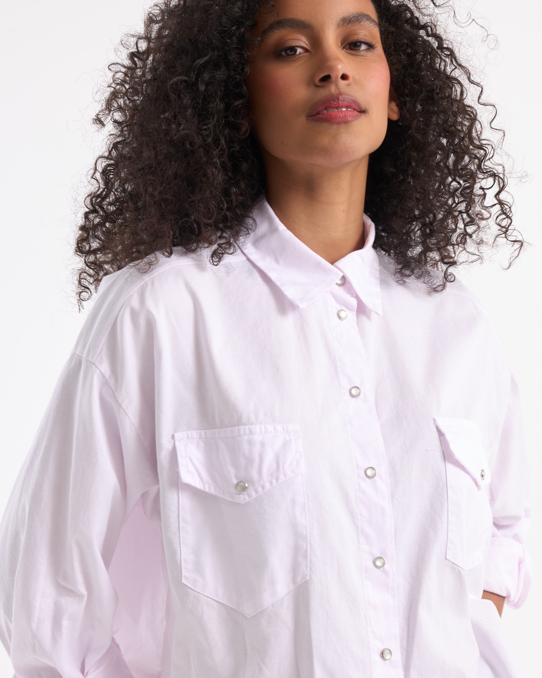 hemd, knopen- shirt, zakzak, kraag, roze shirt