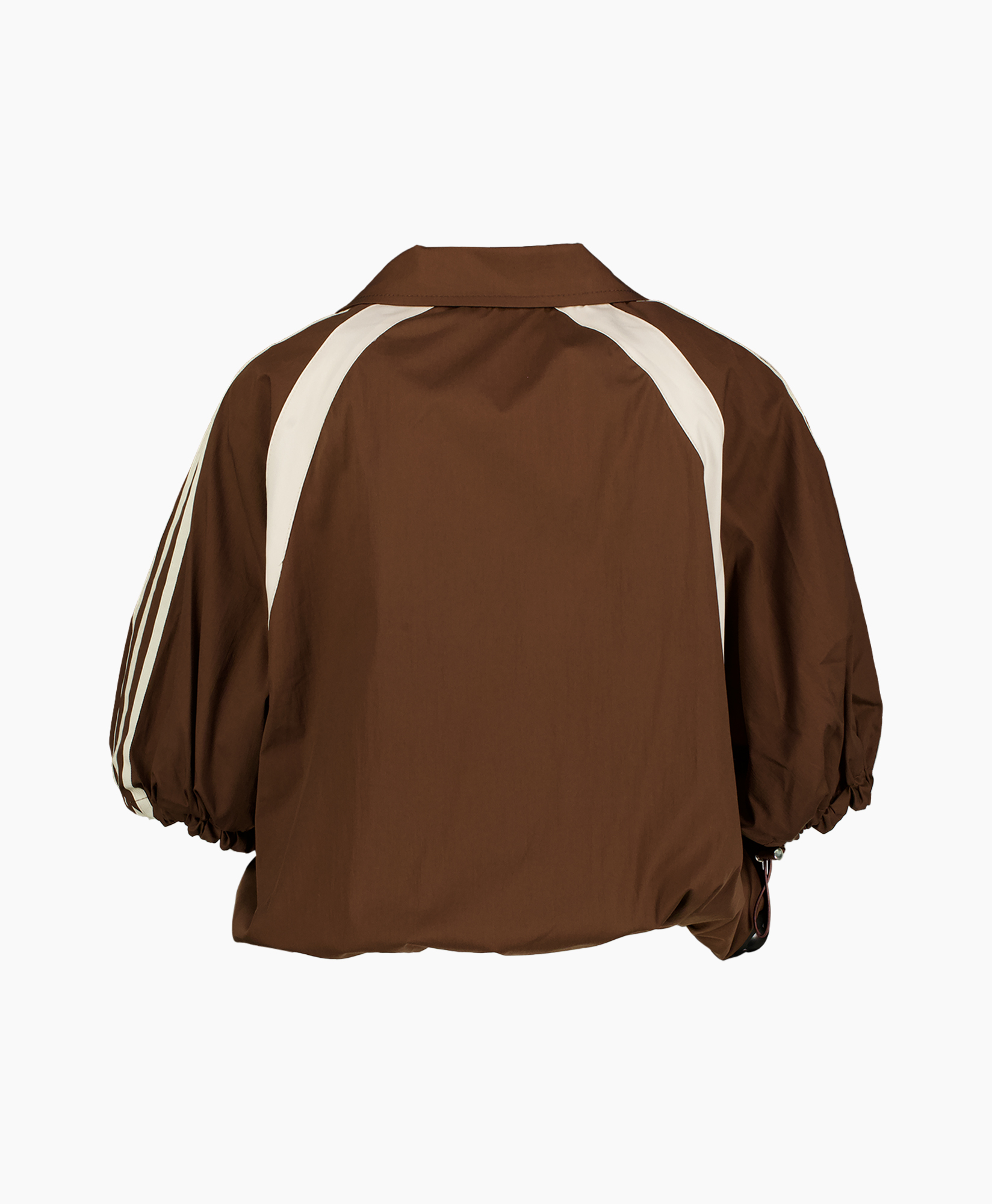 jas, windbreaker, bruin,  rits, puffer