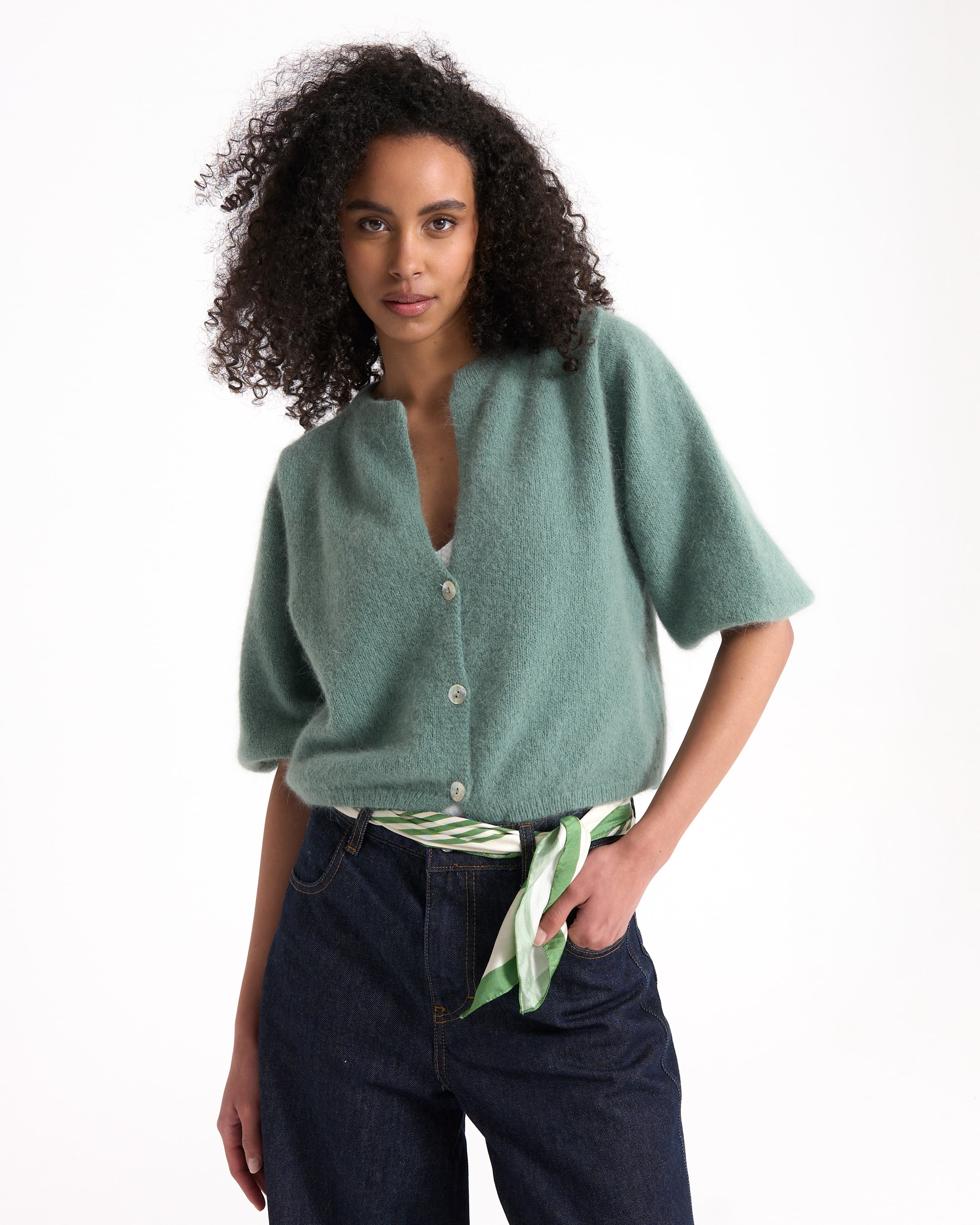 Vest Inveruno midden groen