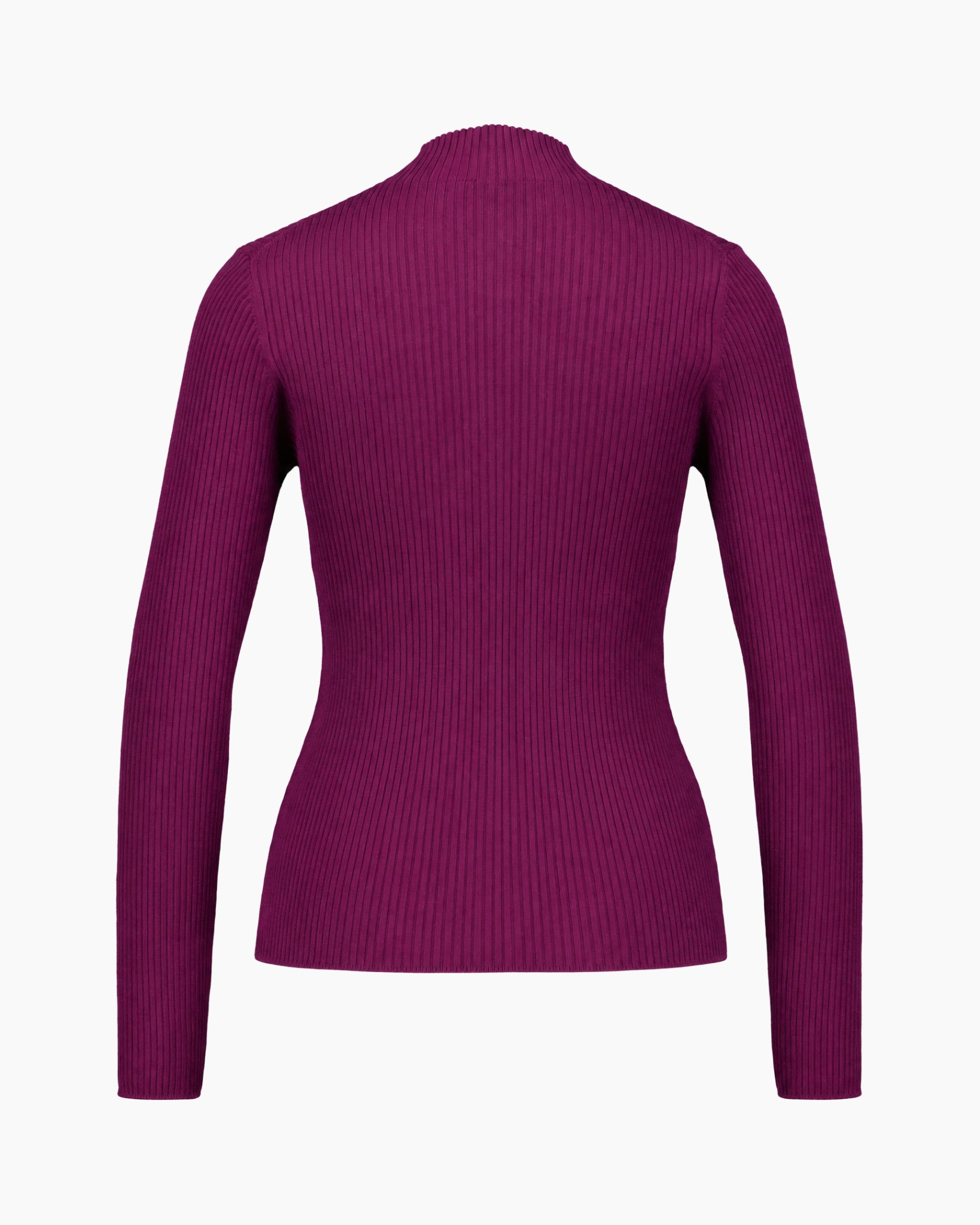 breipull, trui, magenta, ribbel, lange mouw