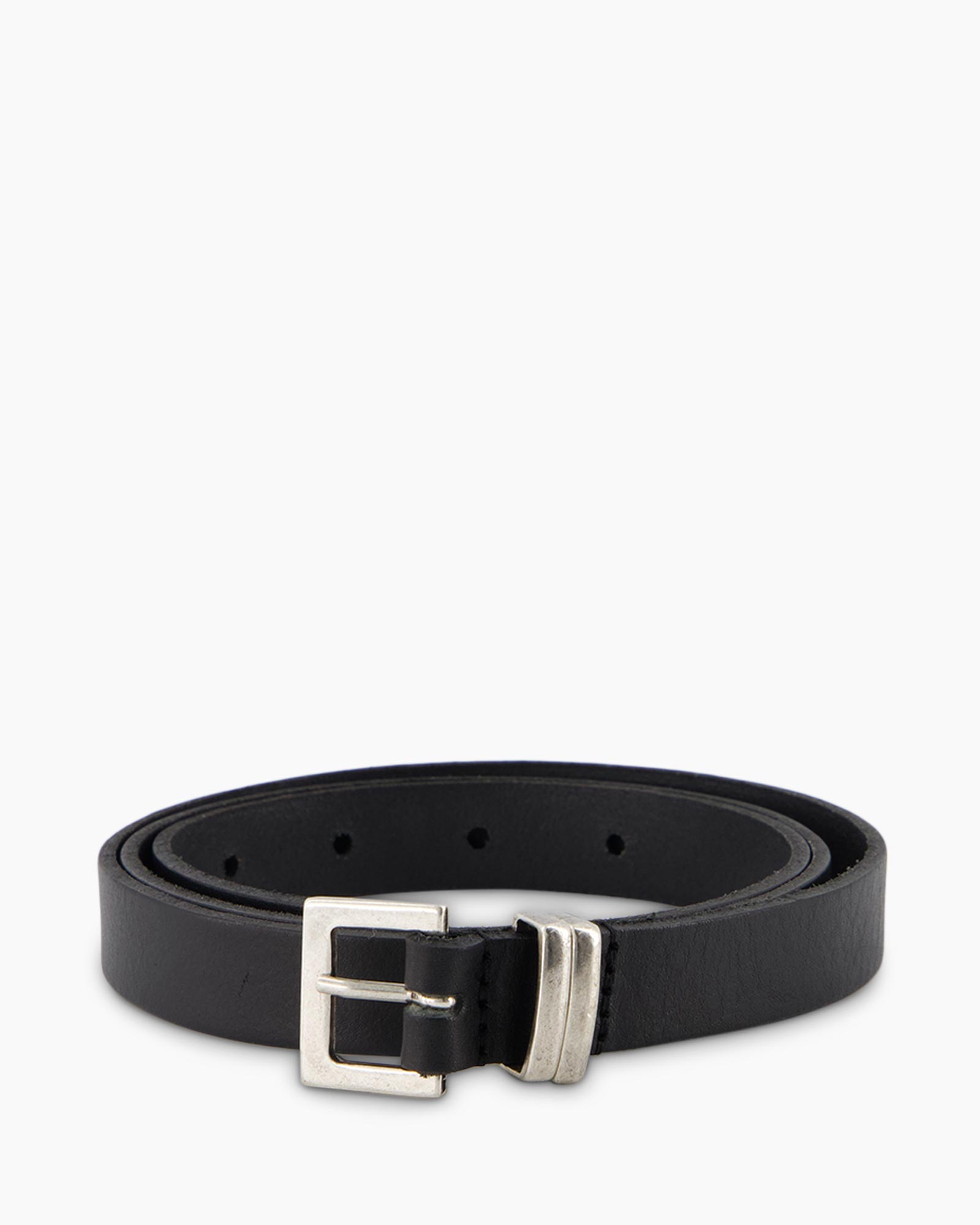 Riem Double Metal Loop Zwart