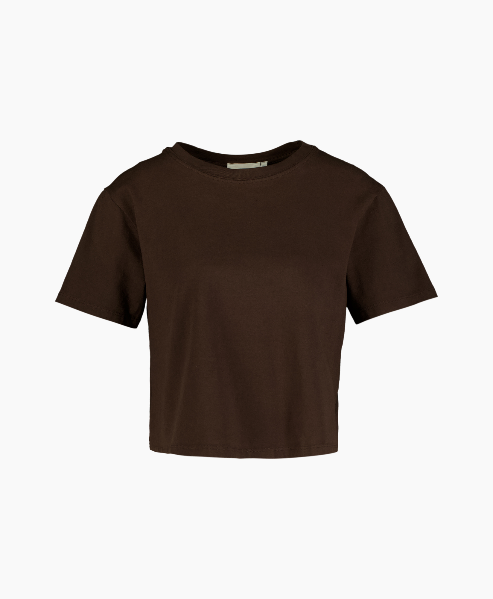 T-shirt Korte Mouw Iseo Donker Bruin