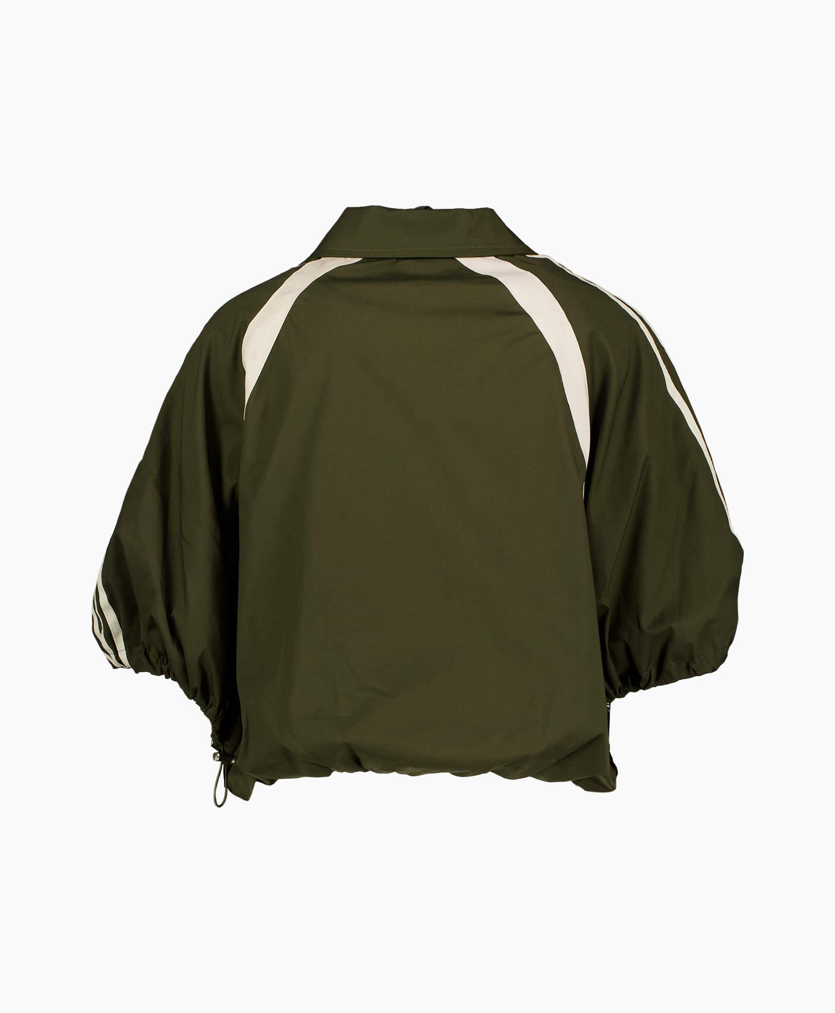 jaszak, windbreaker, olijfgroen, rits, puffer