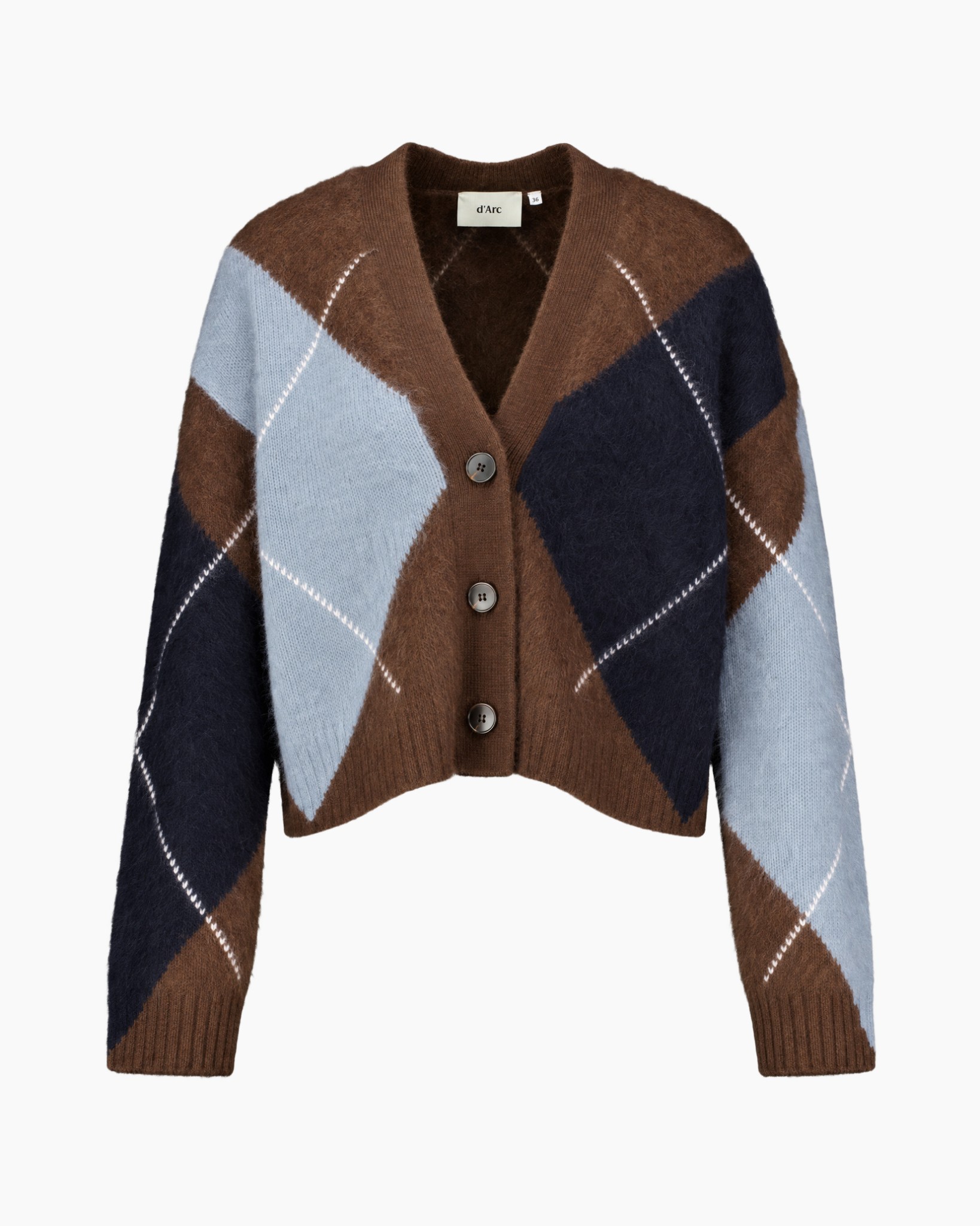 vest cardigan, argyle, katoen?