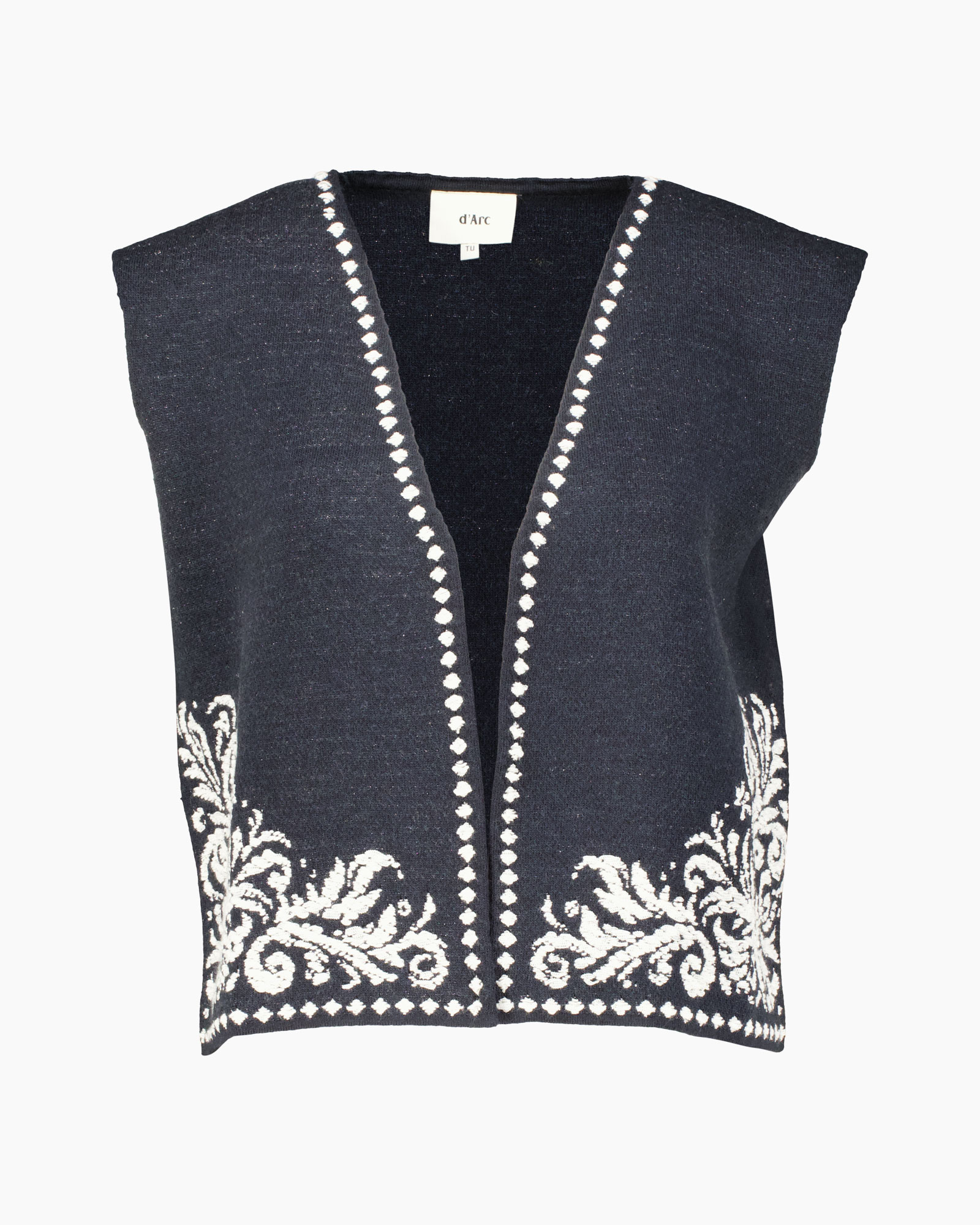 cardigan?, navy, patroon, borduring, borduursel