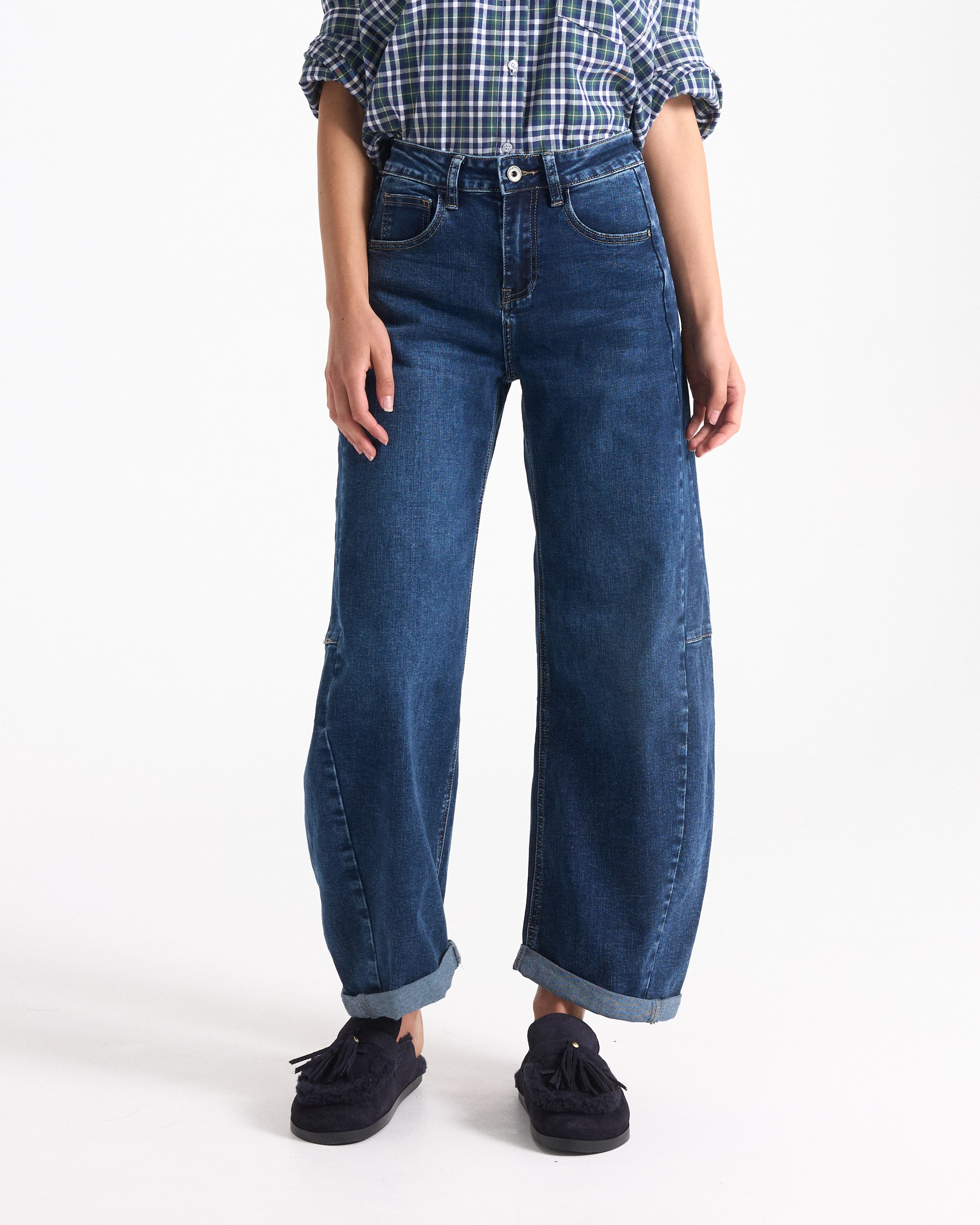 controleren, hemd, lange mouwen, casual top, geweven shirt