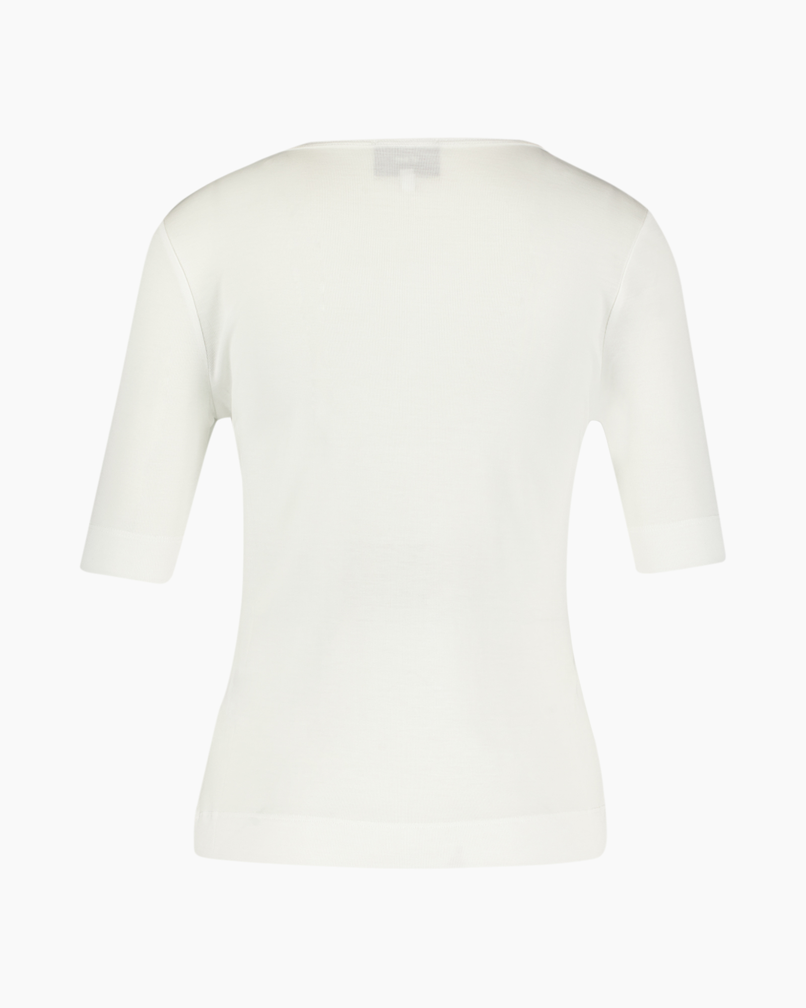 bovenstuk, t-shirt, korte mouwen, breiwerk, wit